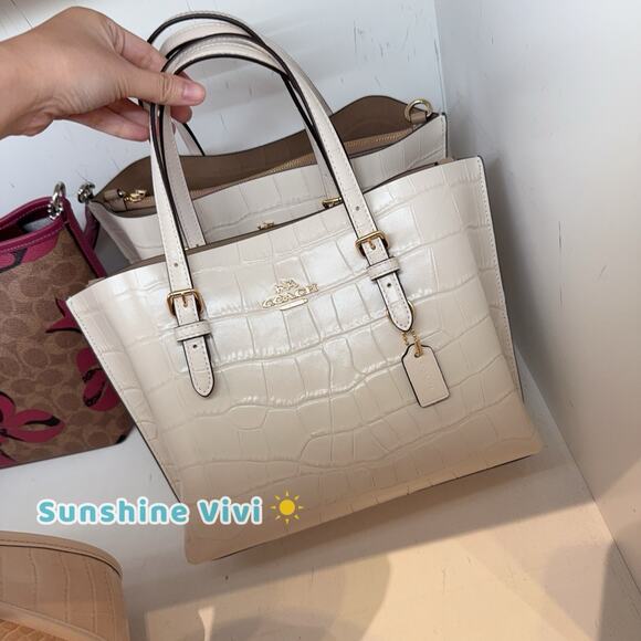 COACH◇Mollie トート 25 在庫確認くださいCW017 COACH◇Mollie トート 25 在庫確認くださいCW017 (Coach/トート